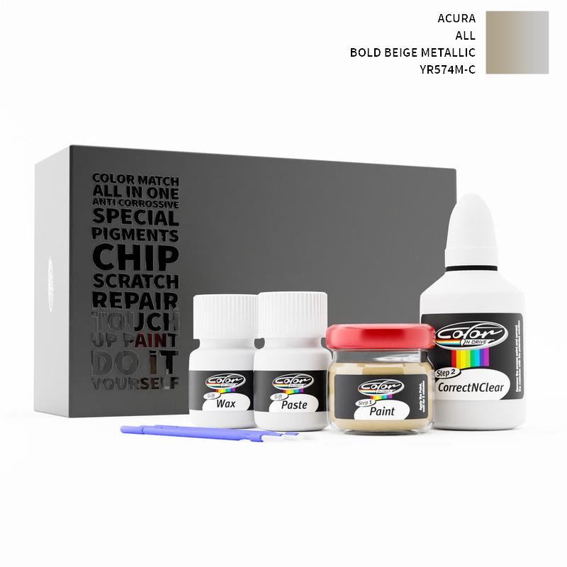 Acura ALL Bold Beige Metallic YR574M-C Touch Up Paint