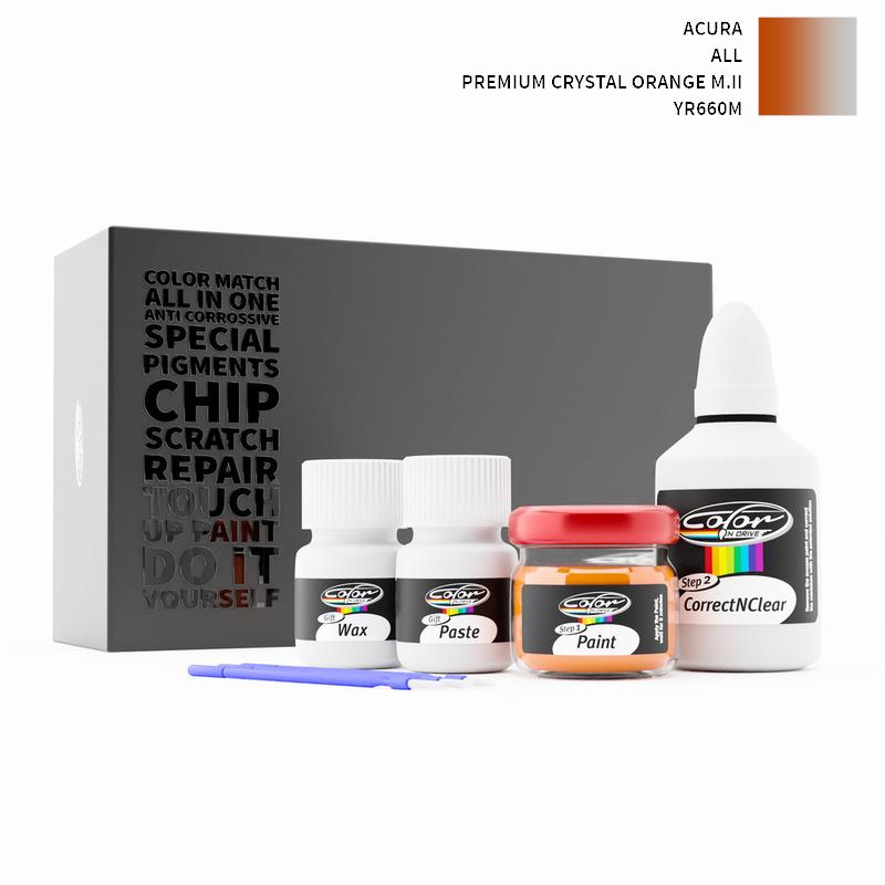 Acura ALL Premium Crystal Orange M.Ii YR660M Touch Up Paint