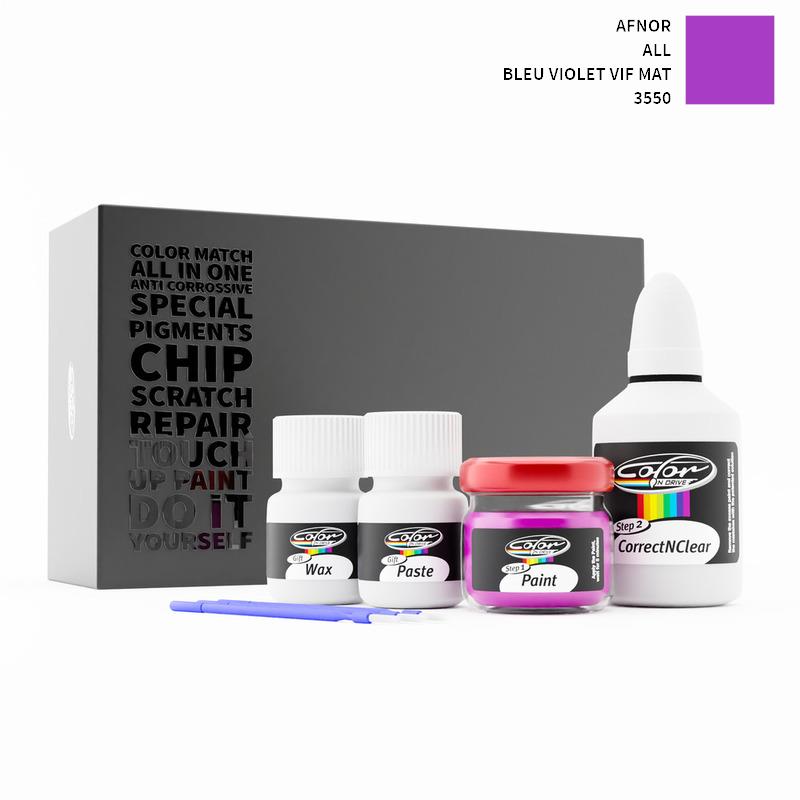 Afnor ALL Bleu Violet Vif Mat 3550 Touch Up Paint