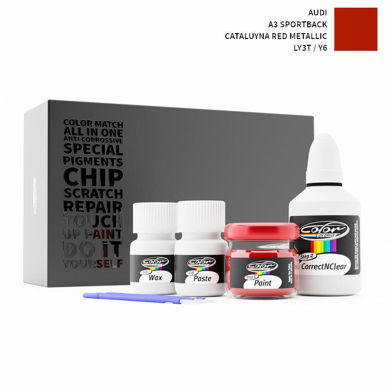 Audi A3 Sportback Cataluyna Red Metallic LY3T / Y6 Touch Up Paint