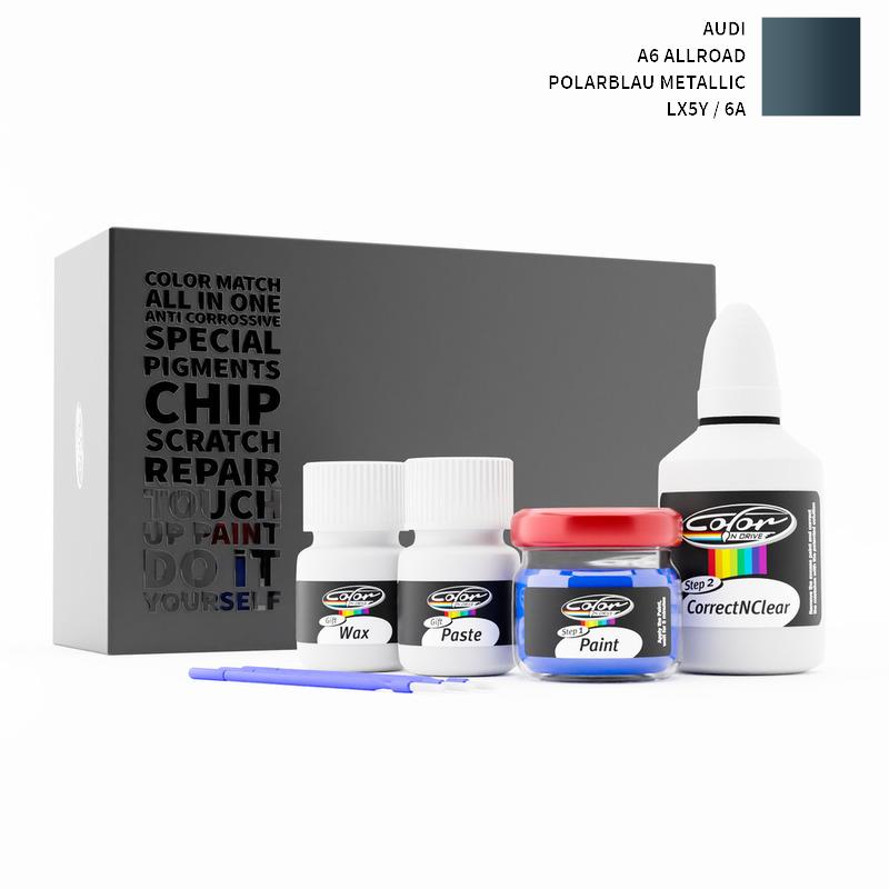 Audi A6 Allroad Polarblau Metallic LX5Y / 6A Touch Up Paint