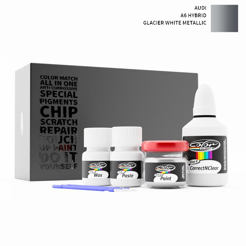 Audi A6 Hybrid Glacier White Metallic  Touch Up Paint