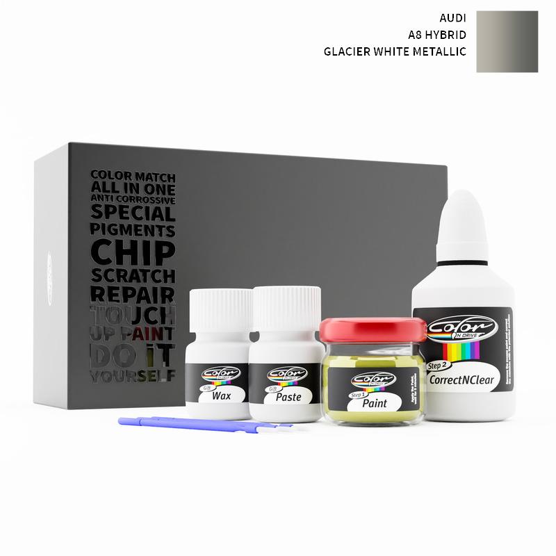 Audi A8 Hybrid Glacier White Metallic  Touch Up Paint