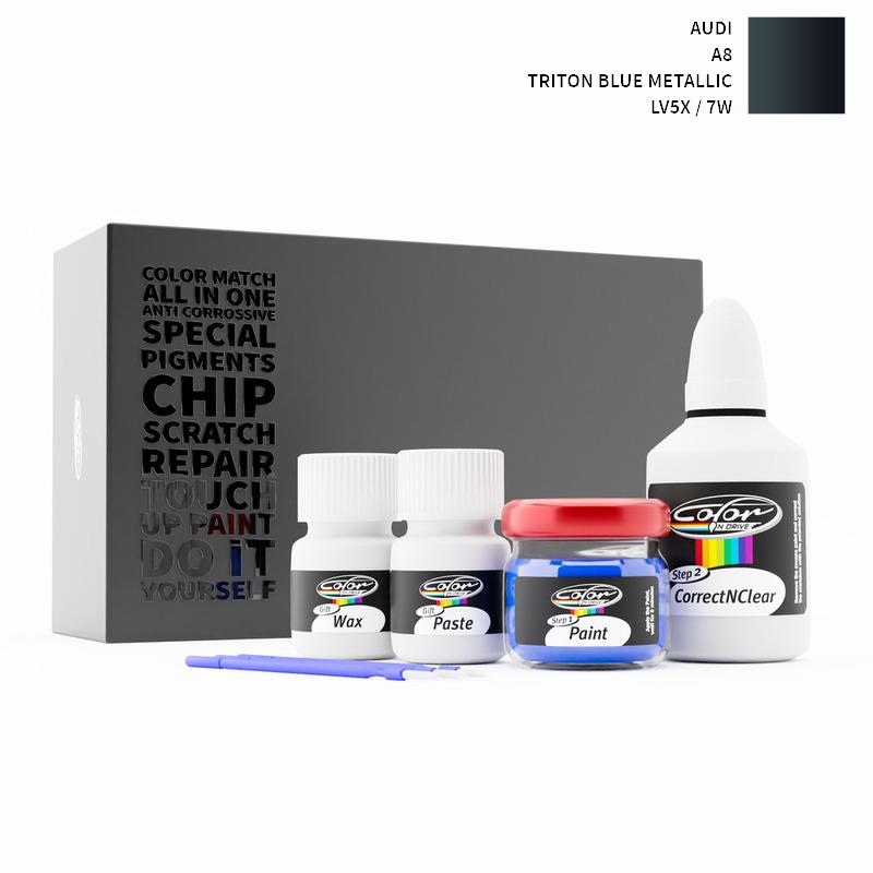 Audi A8 Triton Blue Metallic LV5X / 7W Touch Up Paint