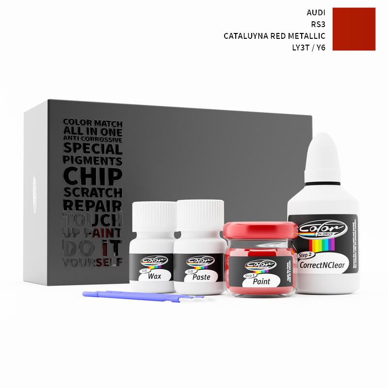 Audi RS3 Cataluyna Red Metallic LY3T / Y6 Touch Up Paint