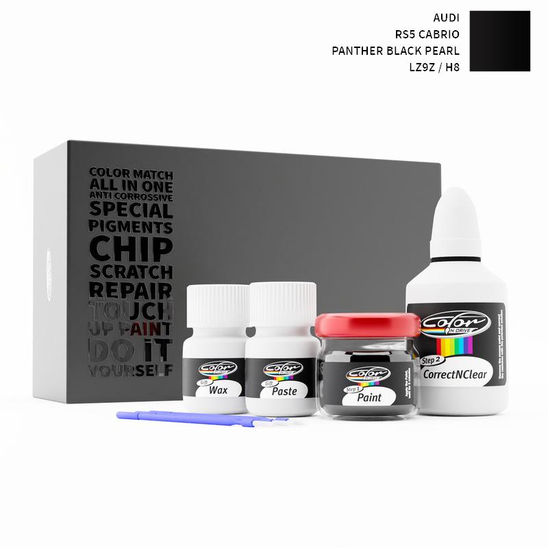 Audi Rs5 Cabrio Panther Black Pearl LZ9Z / H8 Touch Up Paint