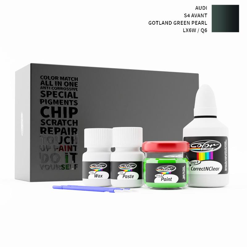 Audi S4 Avant Gotland Green Pearl LX6W / Q6 Touch Up Paint