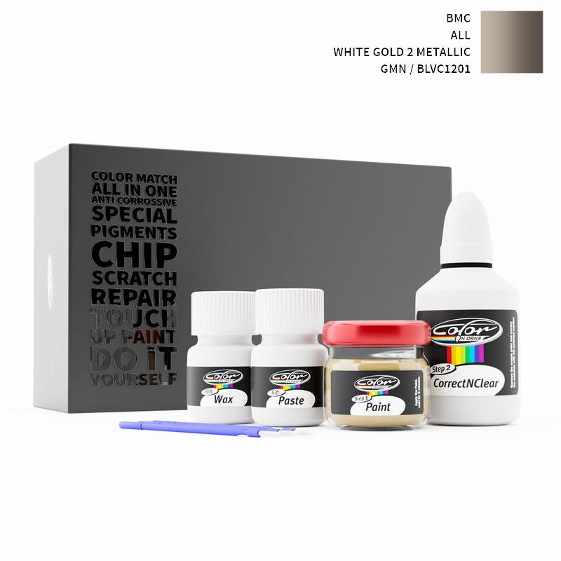 BMC ALL White Gold 2 Metallic GMN / BLVC1201 Touch Up Paint