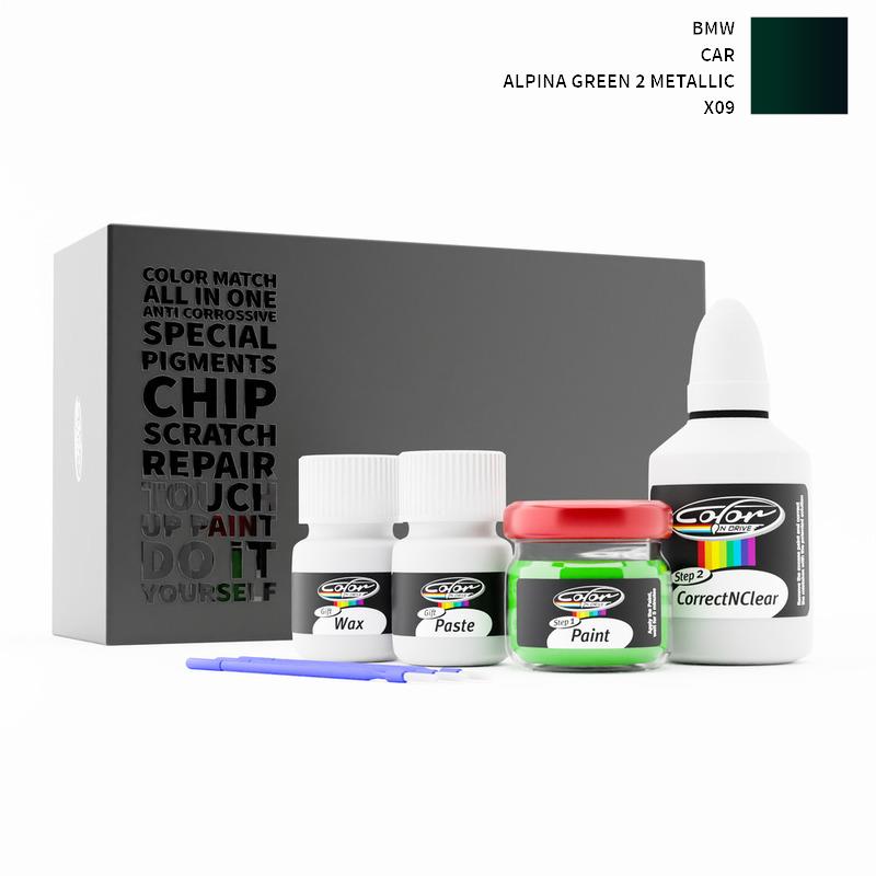 BMW CAR Alpina Green 2 Metallic X09 Touch Up Paint