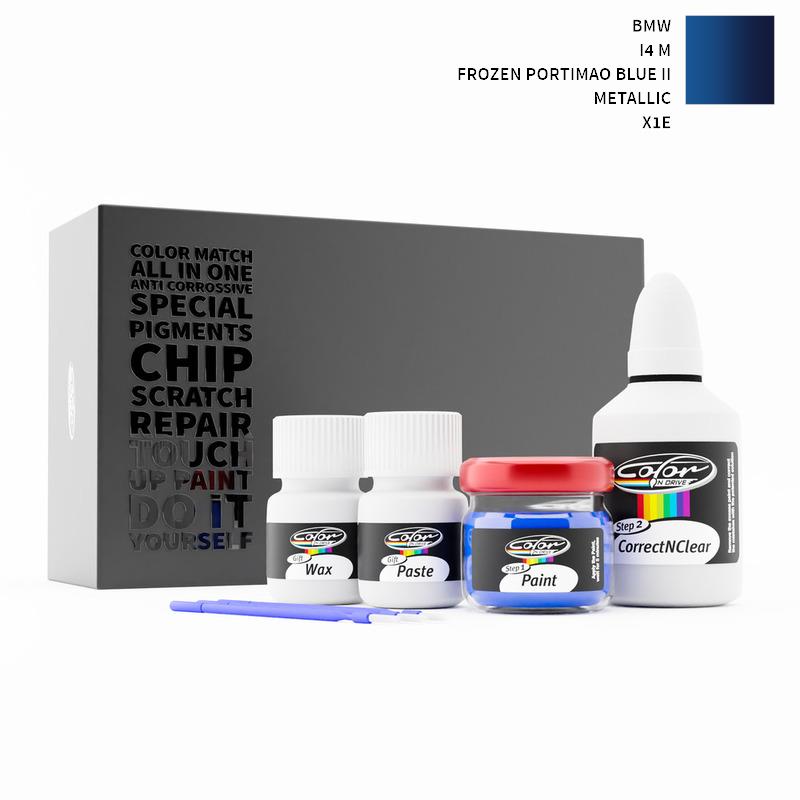 BMW I4 M Frozen Portimao Blue Ii Metallic X1E Touch Up Paint