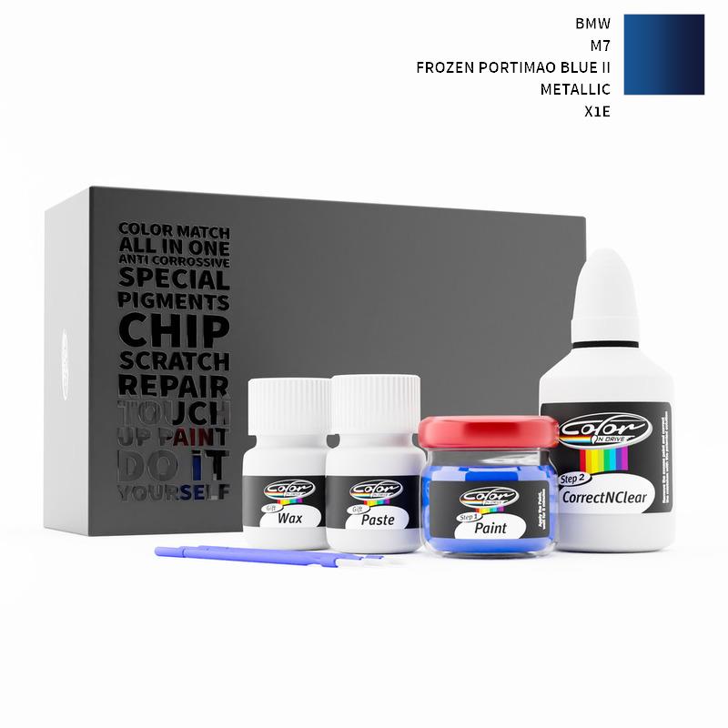 BMW M7 Frozen Portimao Blue Ii Metallic X1E Touch Up Paint