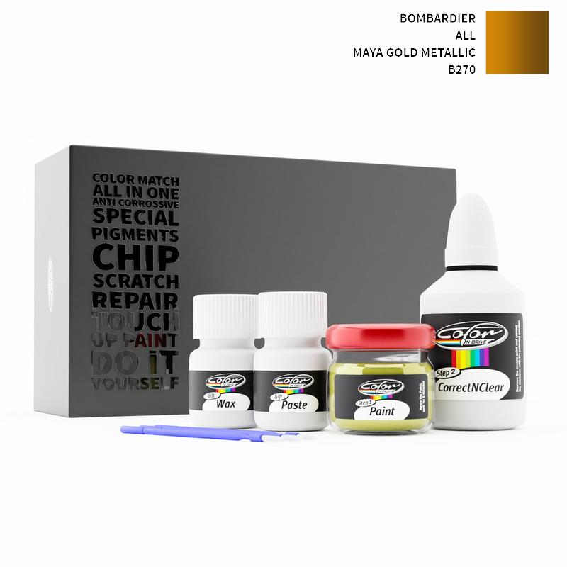 Bombardier ALL Maya Gold Metallic B270 Touch Up Paint