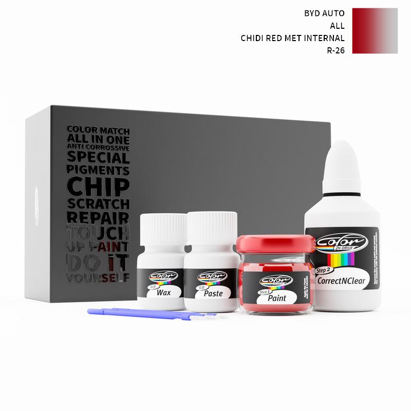 Byd Auto ALL Chidi Red Met Internal R-26 Touch Up Paint