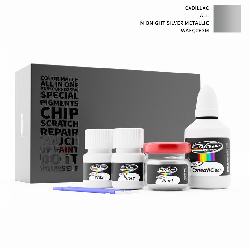 Cadillac ALL Midnight Silver Metallic WAEQ263M Touch Up Paint