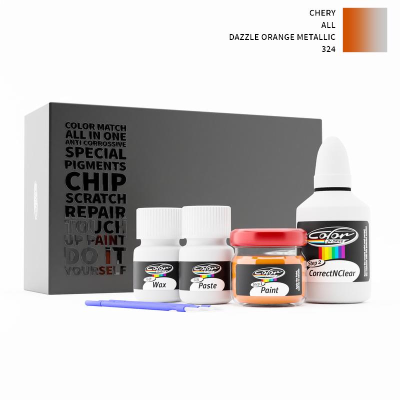 Chery ALL Dazzle Orange Metallic 324 Touch Up Paint