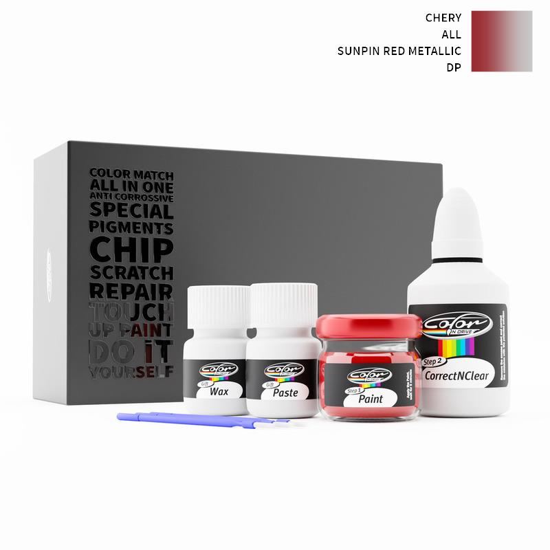 Chery ALL Sunpin Red Metallic DP Touch Up Paint