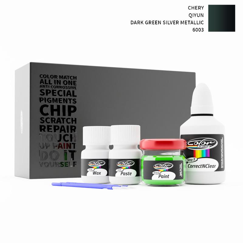 Chery Qiyun Dark Green Silver Metallic 6003 Touch Up Paint