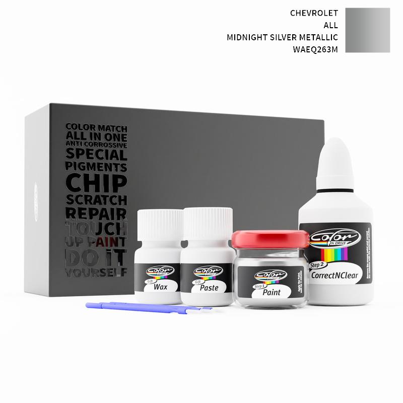 Chevrolet ALL Midnight Silver Metallic WAEQ263M Touch Up Paint