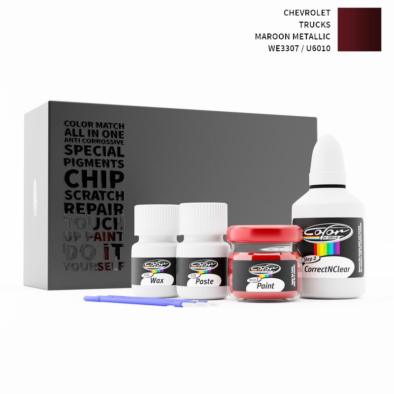 Chevrolet Trucks Maroon Metallic WE3307 / U6010 Touch Up Paint