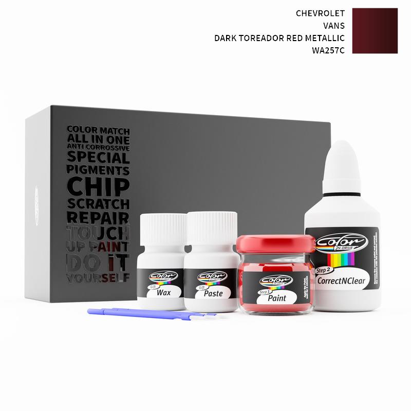 Chevrolet Vans Dark Toreador Red Metallic WA257C Touch Up Paint