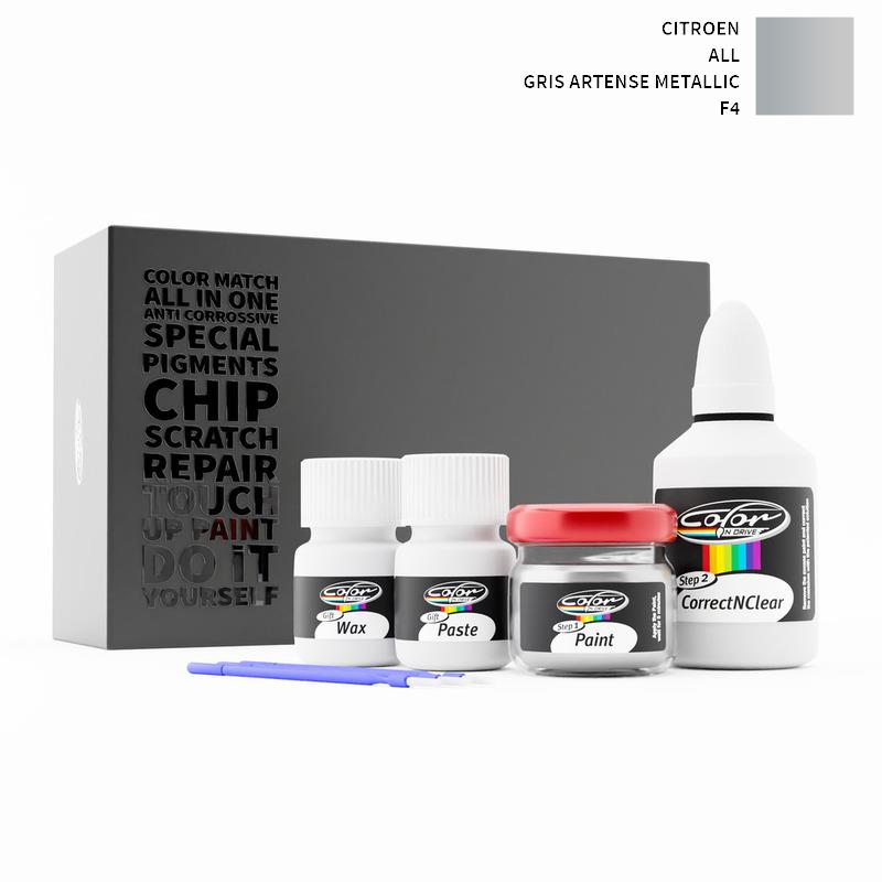 Citroen ALL Gris Artense Metallic F4 Touch Up Paint