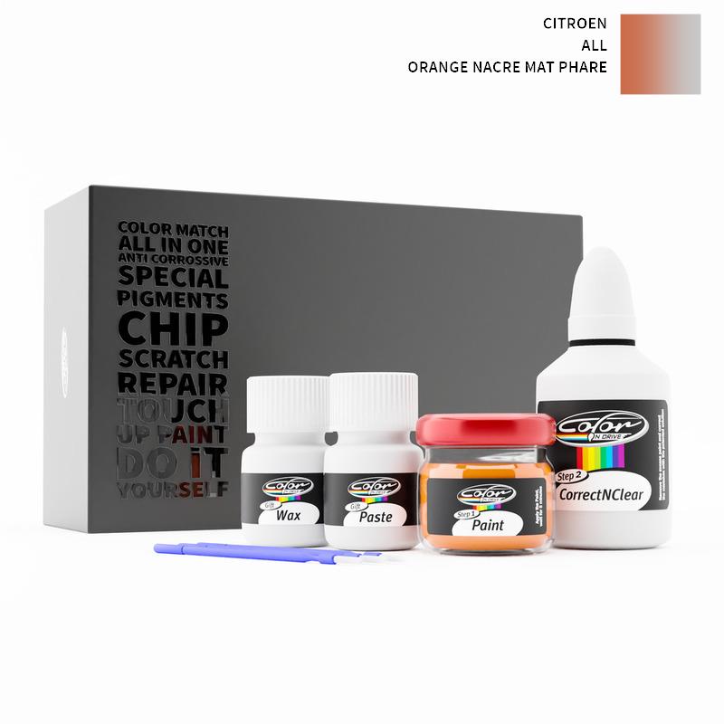 Citroen ALL Orange Nacre Mat Phare  Touch Up Paint