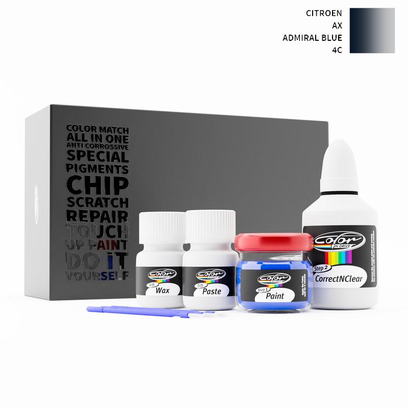 Citroen AX Admiral Blue 4C Touch Up Paint