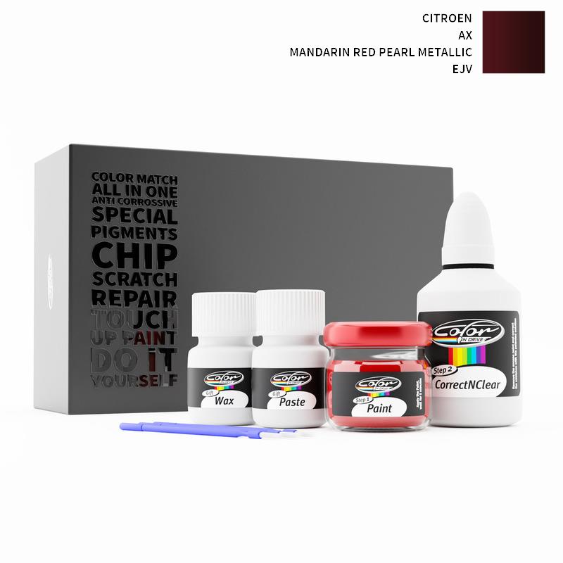 Citroen AX Mandarin Red Pearl Metallic EJV Touch Up Paint