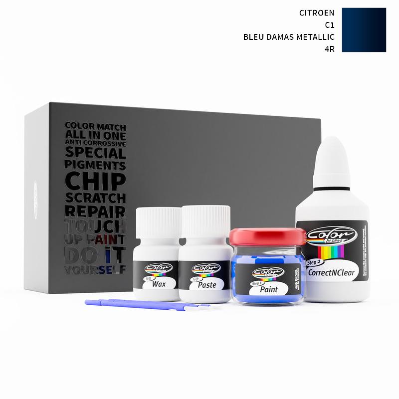 Citroen C1 Bleu Damas Metallic 4R Touch Up Paint