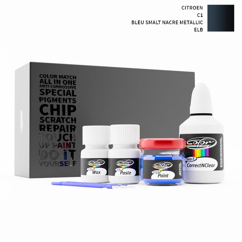 Citroen C1 Bleu Smalt Nacre Metallic ELB Touch Up Paint