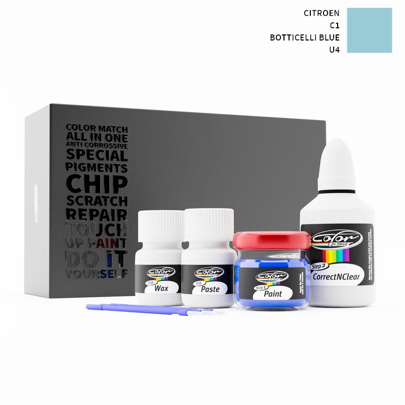 Citroen C1 Botticelli Blue U4 Touch Up Paint
