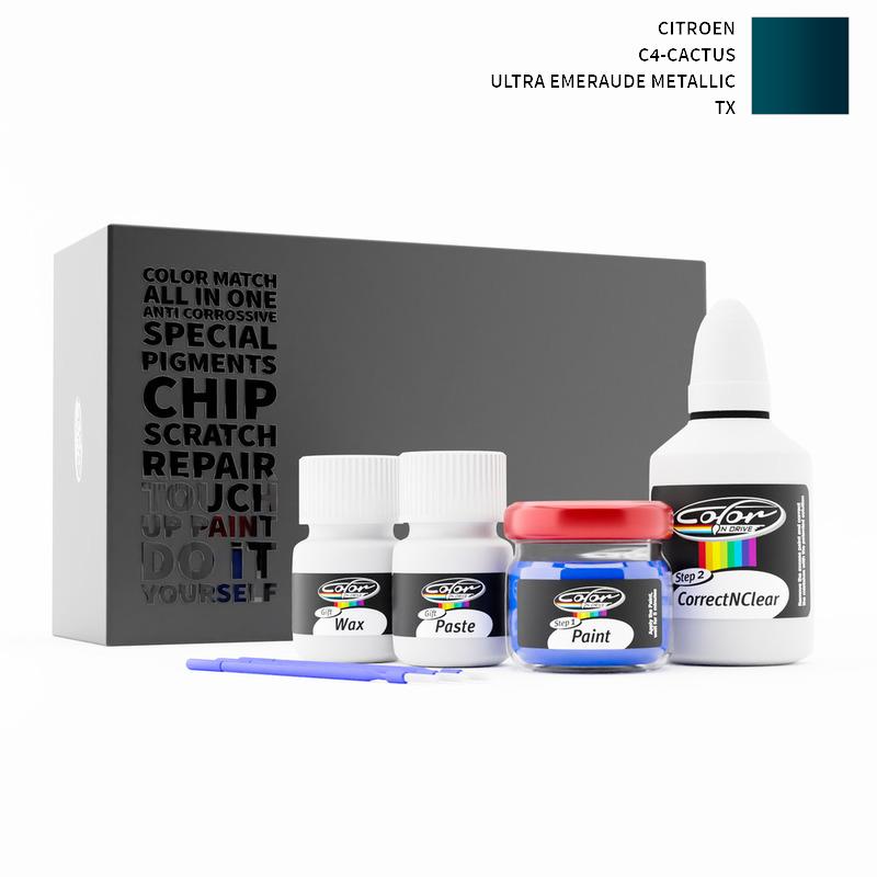 Citroen C4-Cactus Ultra Emeraude Metallic TX Touch Up Paint