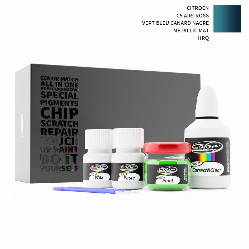 Citroen C5 Aircross Vert Bleu Canard Nacre Metallic Mat HRQ Touch Up Paint