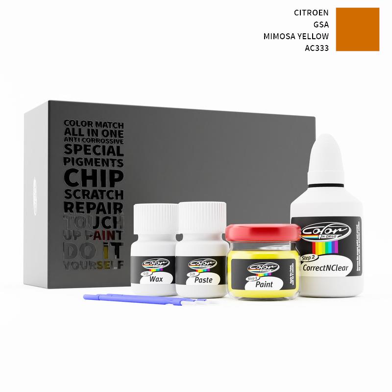 Citroen GSA Mimosa Yellow AC333 Touch Up Paint