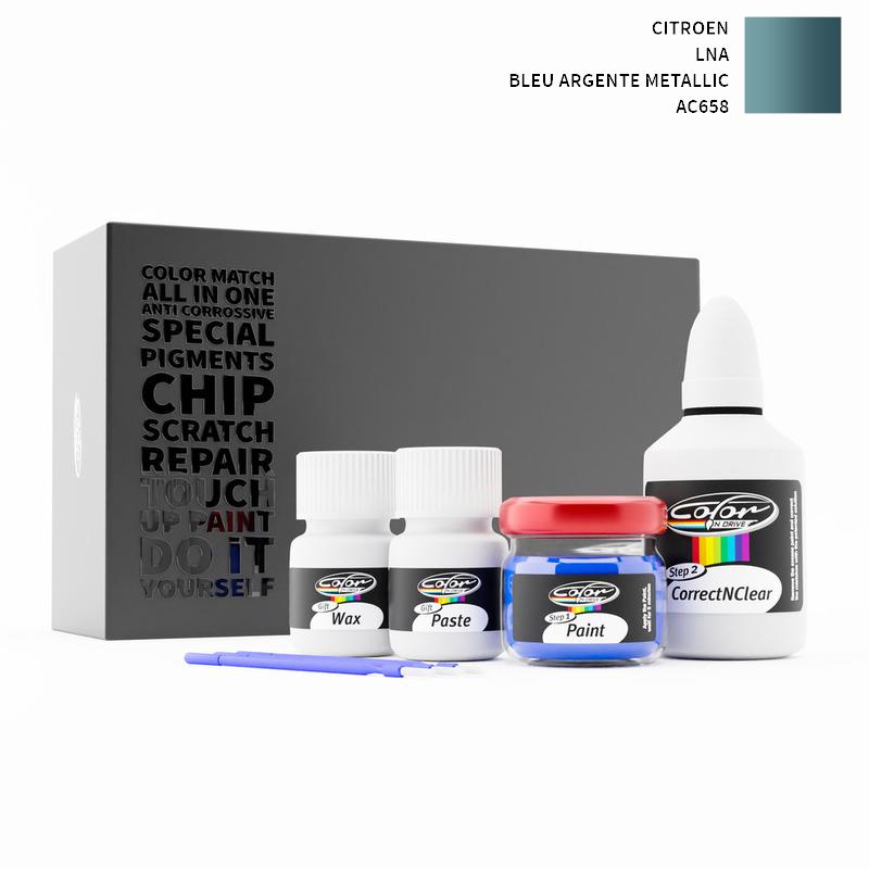 Citroen LNA Bleu Argente Metallic AC658 Touch Up Paint