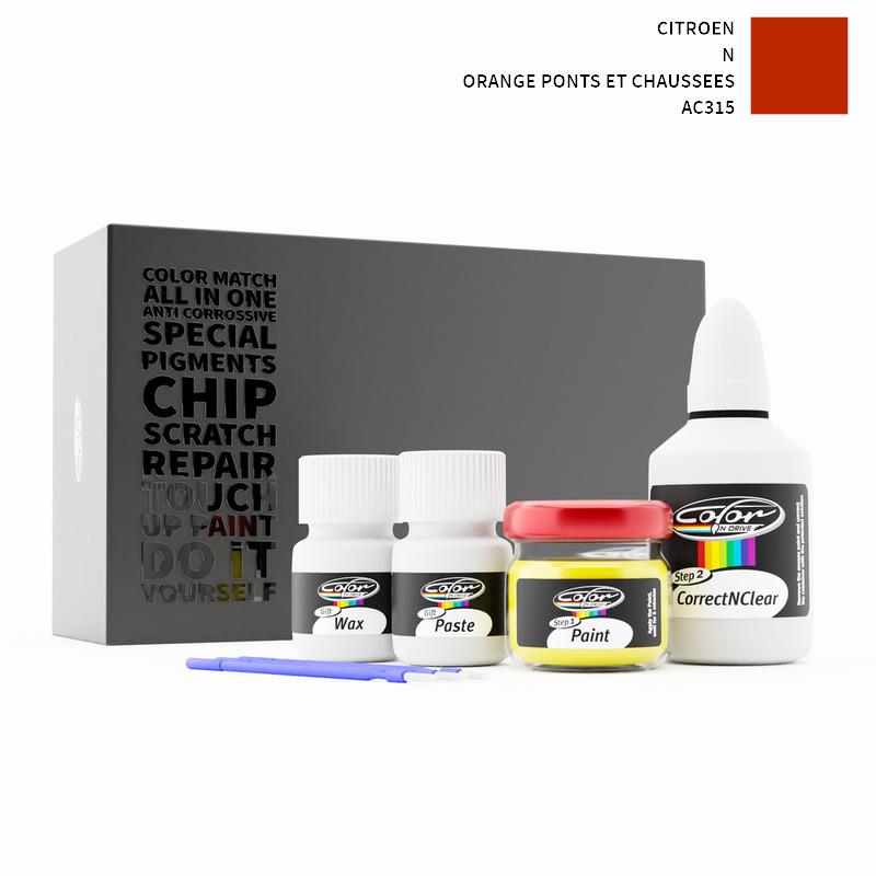 Citroen N Orange Ponts Et Chaussees AC315 Touch Up Paint