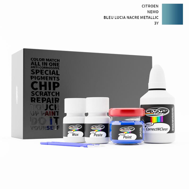 Citroen Nemo Bleu Lucia Nacre Metallic 3Y Touch Up Paint