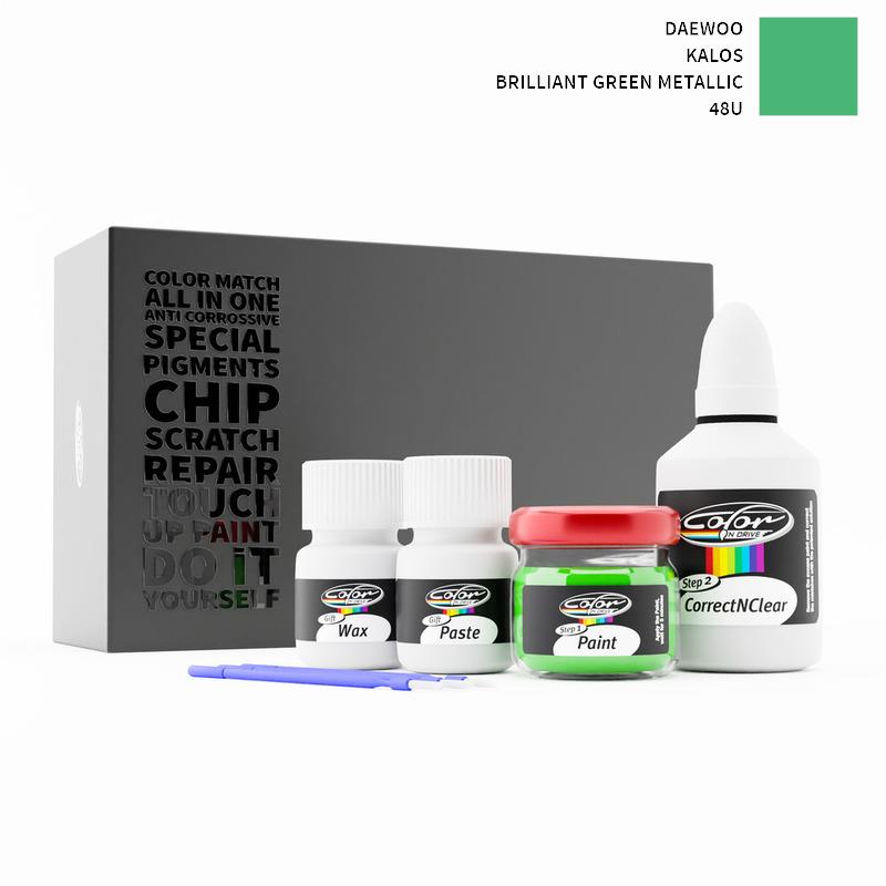 Daewoo Kalos Brilliant Green Metallic 48U Touch Up Paint