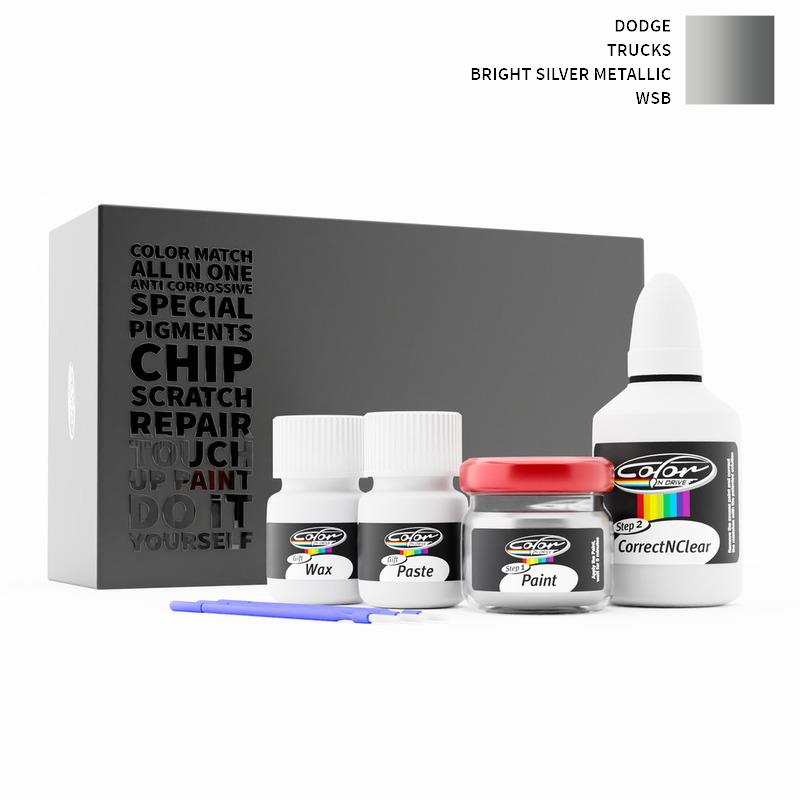 Dodge Trucks Bright Silver Metallic WSB Touch Up Paint