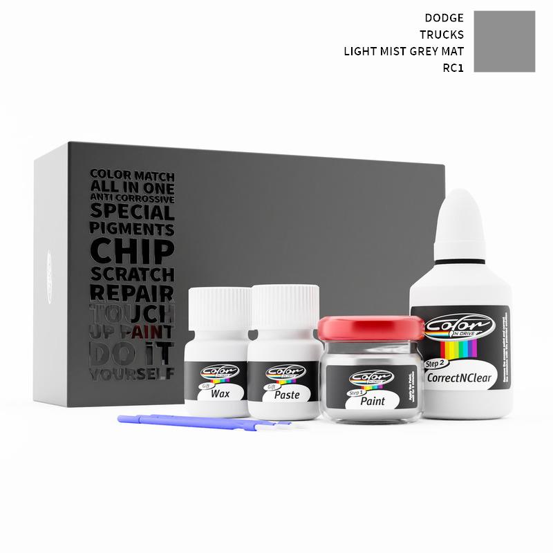 Dodge Trucks Light Mist Grey Mat RC1 Touch Up Paint