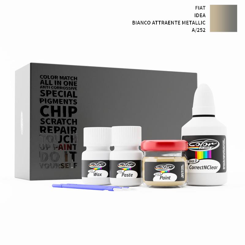 Fiat Idea Bianco Attraente Metallic 252/A Touch Up Paint