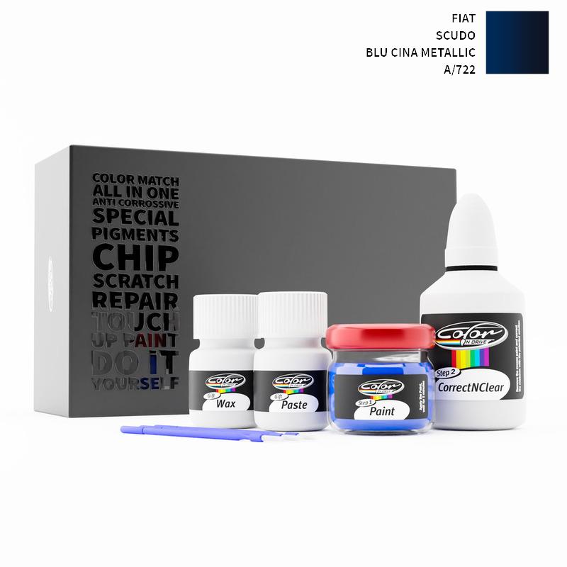 Fiat Scudo Blu Cina Metallic 722/A Touch Up Paint