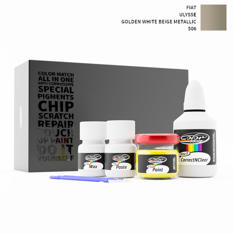 Fiat Ulysse Golden White Beige Metallic 506 Touch Up Paint