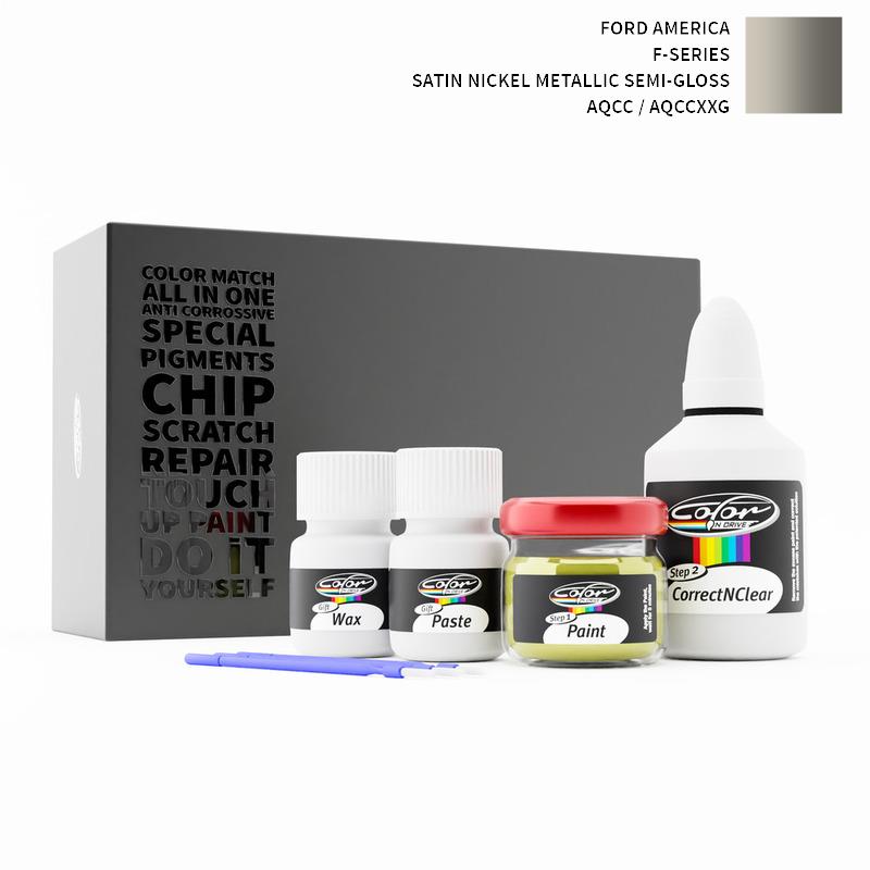 Ford America F-Series Satin Nickel Metallic Semi-Gloss AQCC / AQCCXXG Touch Up Paint
