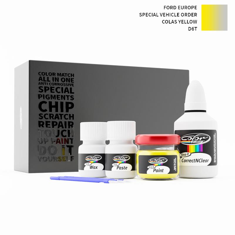 Ford Europe Special Vehicle Order Colas Yellow D6T Touch Up Paint