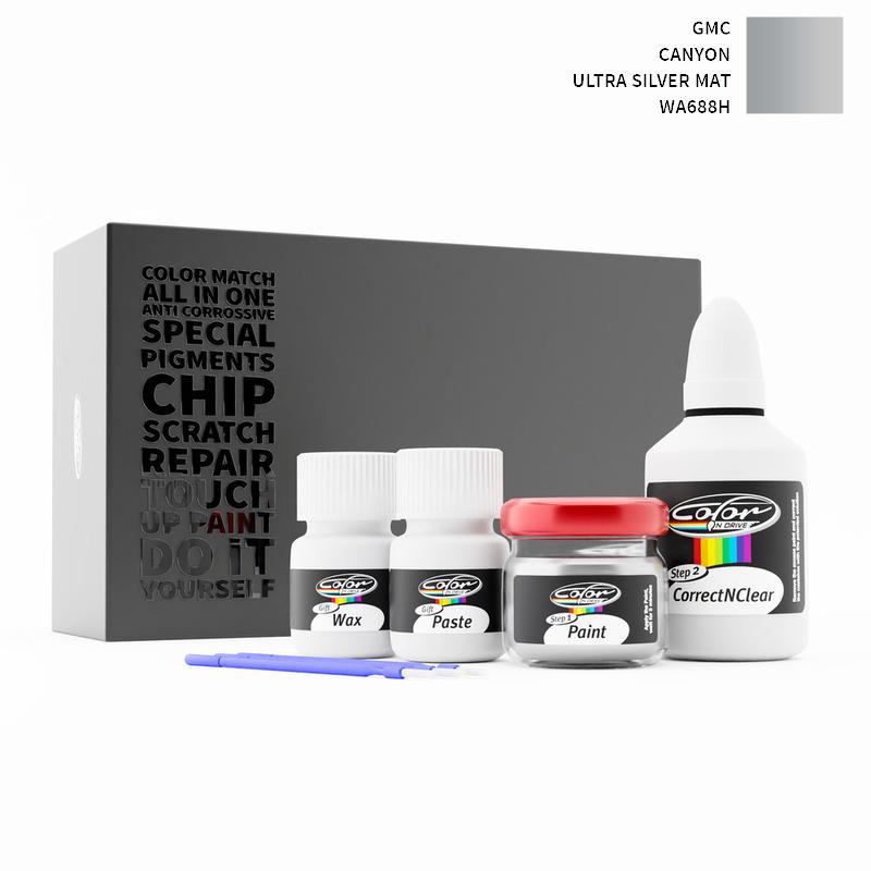 GMC Canyon Ultra Silver Mat WA688H Touch Up Paint