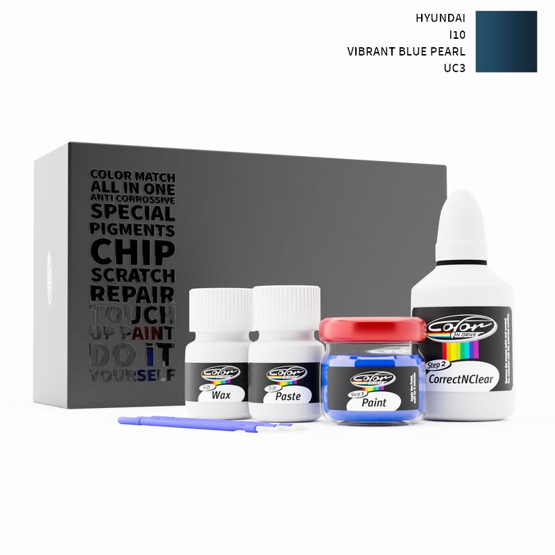 Hyundai I10 Vibrant Blue Pearl UC3 Touch Up Paint
