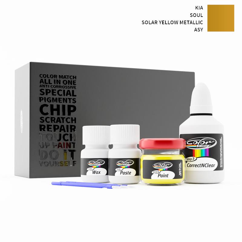 KIA Soul Solar Yellow Metallic ASY Touch Up Paint