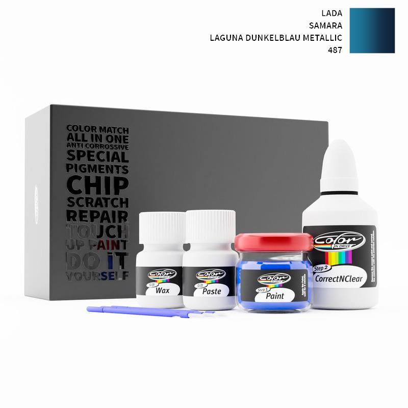 Lada Samara Laguna Dunkelblau Metallic 487 Touch Up Paint