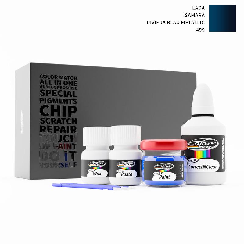 Lada Samara Riviera Blau Metallic 499 Touch Up Paint